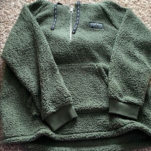 NWOT Victoria’s Secret PINK quarter zip hoodie